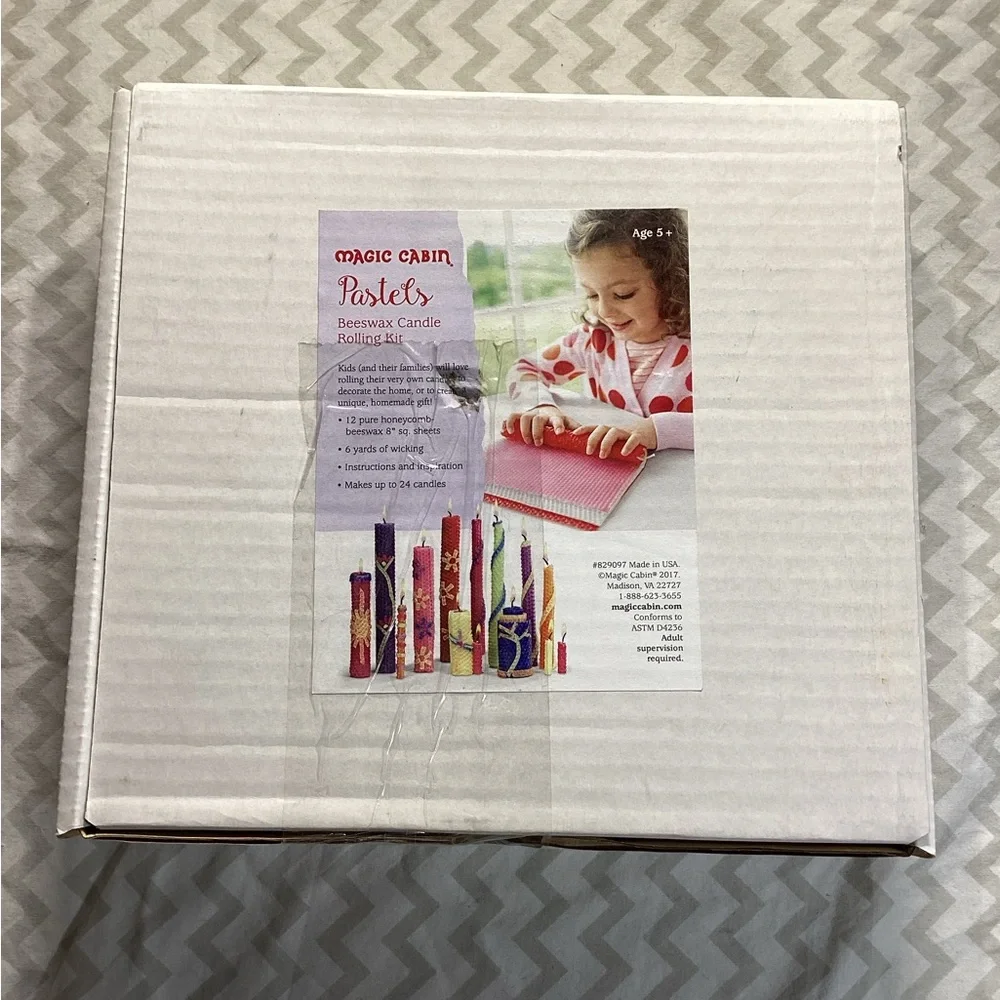 Magic Cabin Pastels Beeswax Candle Rolling Kit